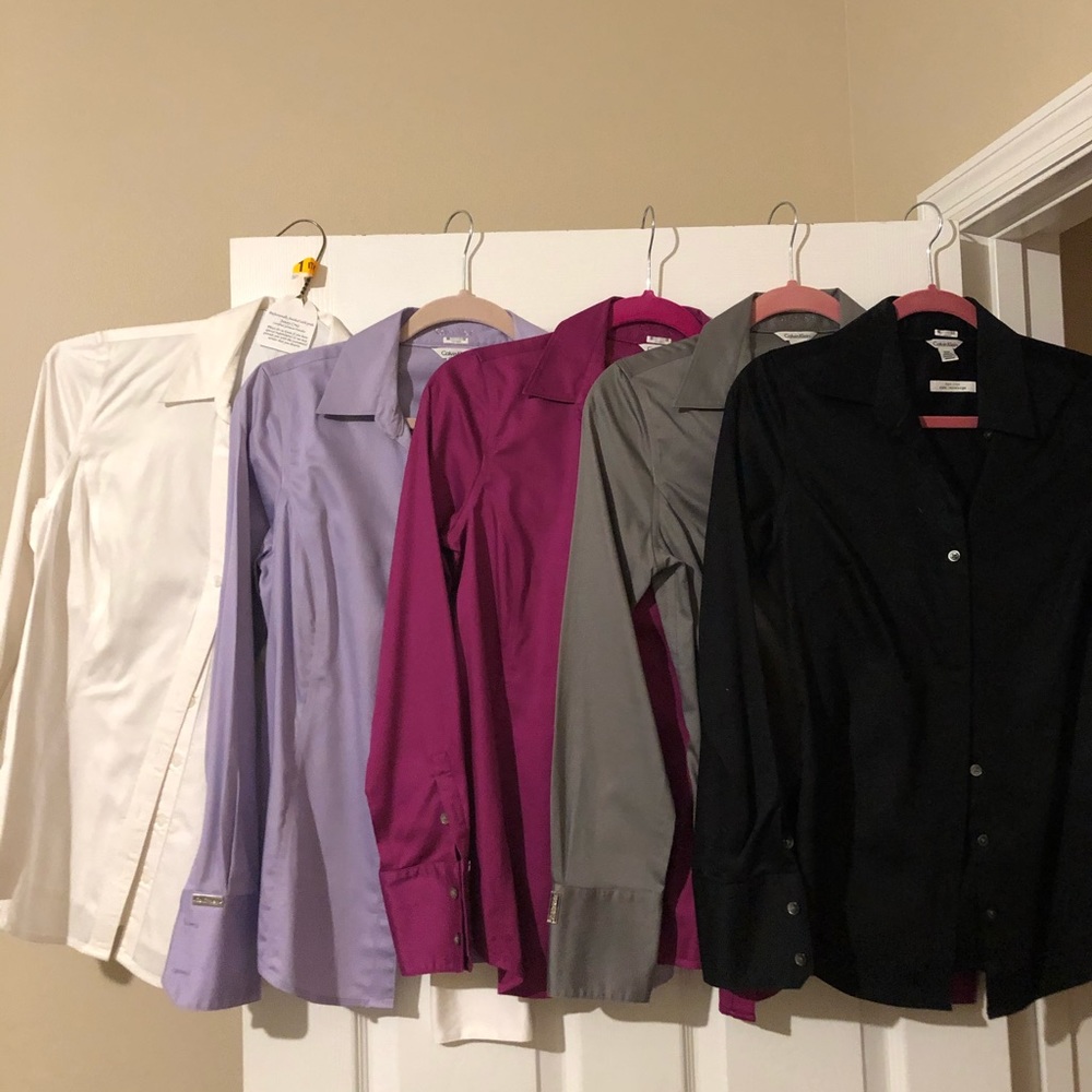 Calvin Klein non iron shirt bundle
